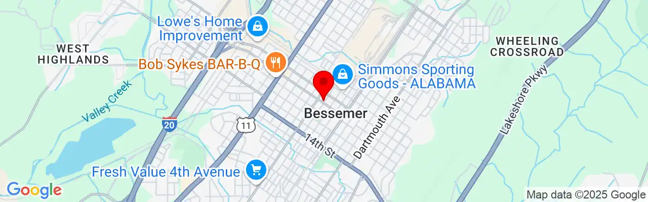 Bessemer, AL, Alabama 35020, 35022 35021, 35023
