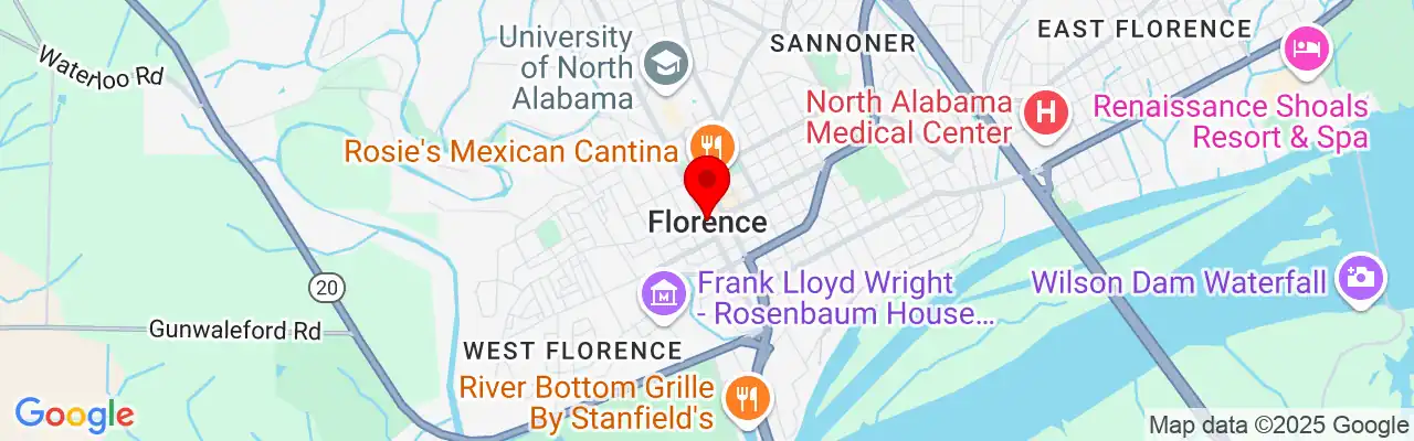 Florence, AL, Alabama 35630, 35631, 35632, 35633