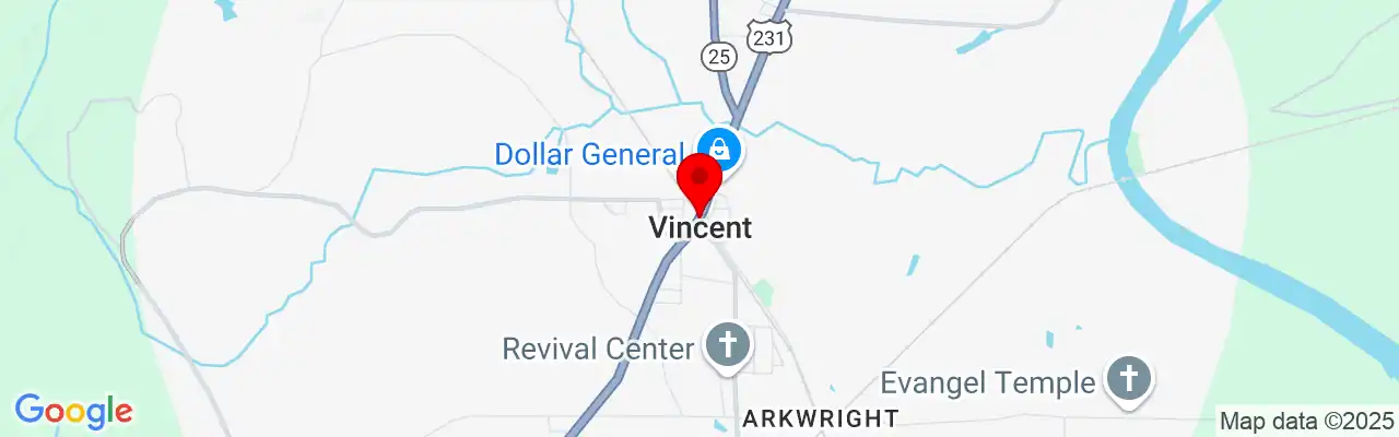 Vincent, AL, Alabama 35178