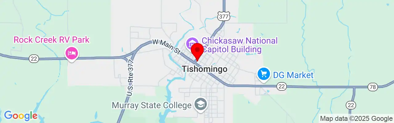 Tishomingo, OK, Oklahoma