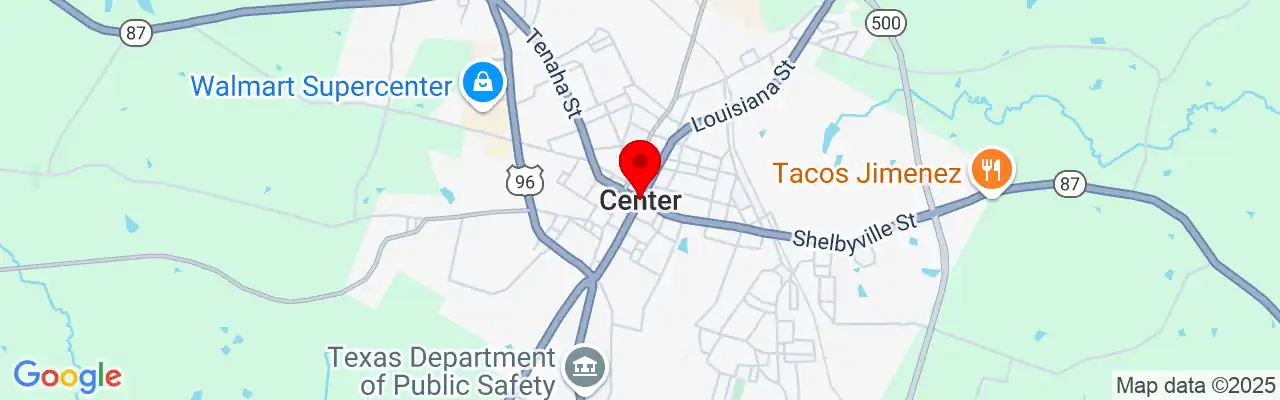 Center, TX, Texas